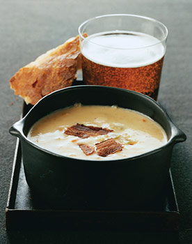 (Photo Credit: Romulo Yanes, http://www.epicurious.com/recipes/food/photo/Cheddar-Beer-Soup-231641)